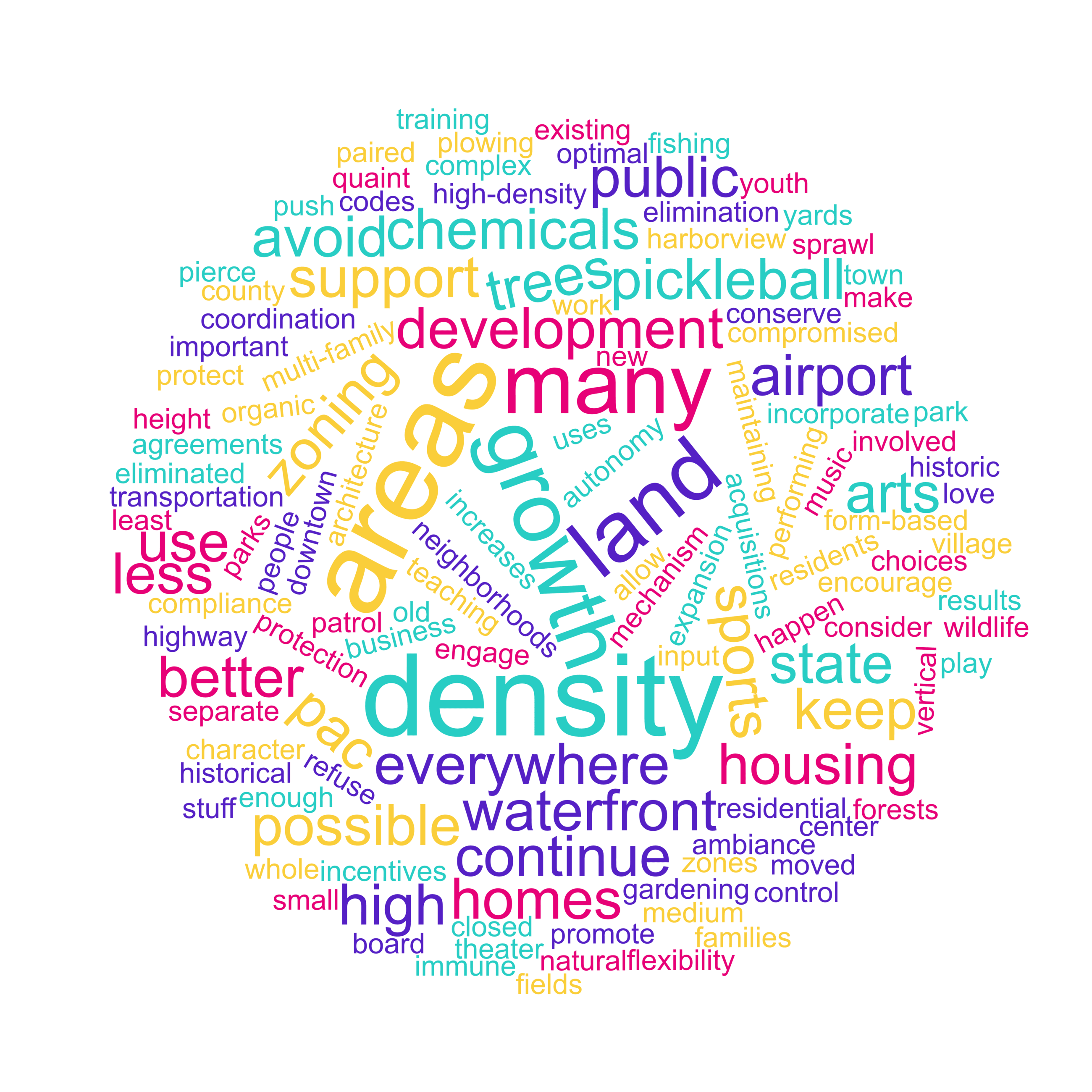 word cloud_visioning fair land use zoning