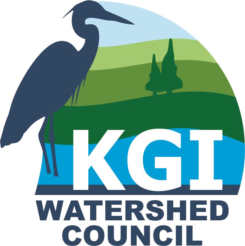 Key Peninsula-Gig Harbor-Islands Watershed Council logo of blue heron sillhouette.
